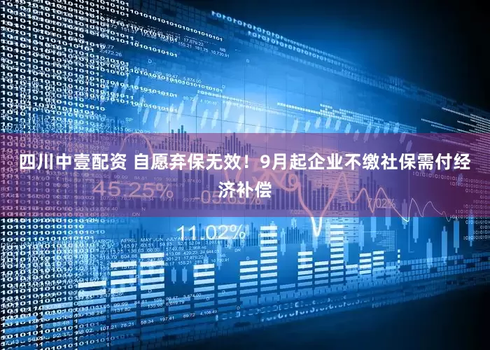 四川中壹配资 自愿弃保无效！9月起企业不缴社保需付经济补偿